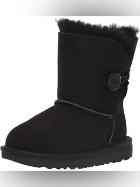 UGG Black K Bailey Button II Short Boot